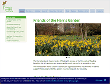 Tablet Screenshot of friendsoftheharrisgarden.org.uk